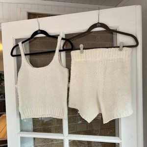 Skims Plush Shorts/Tank Set